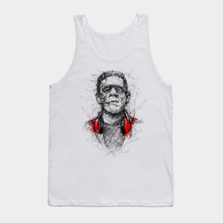 Frankenscratch Tank Top